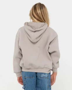 Signature Hooded Fleece Girls | Rusty Store