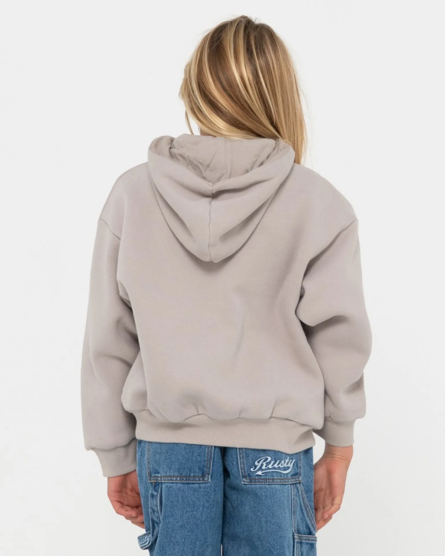 Signature Hooded Fleece Girls | Rusty Store