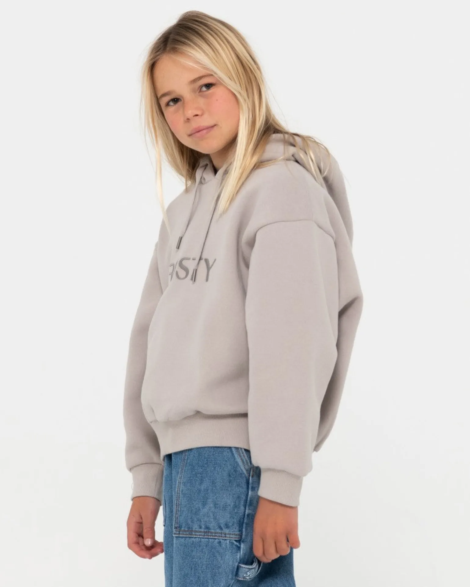 Signature Hooded Fleece Girls | Rusty Store