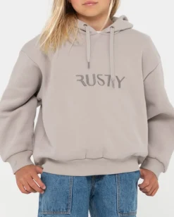 Signature Hooded Fleece Girls | Rusty Store