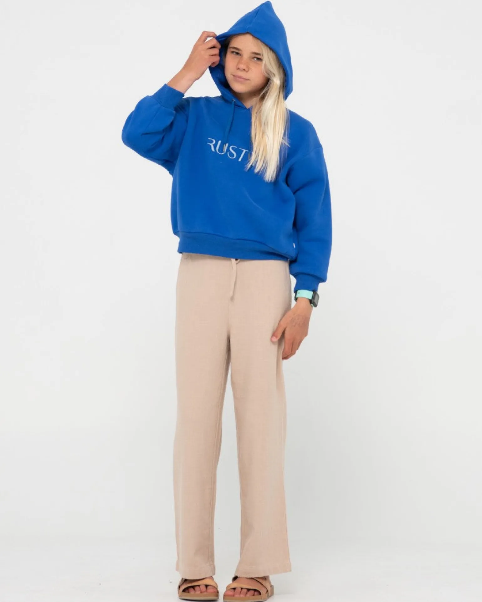 Signature Hooded Fleece Girls | Rusty Sale