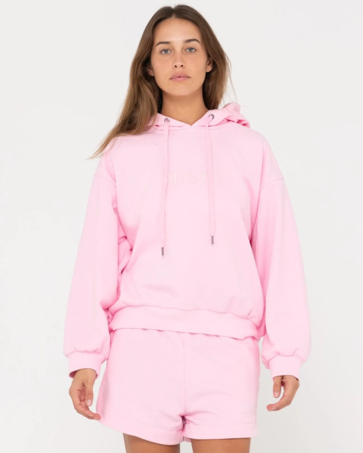 Signature Oversize Hooded Fleece | Rusty Outlet