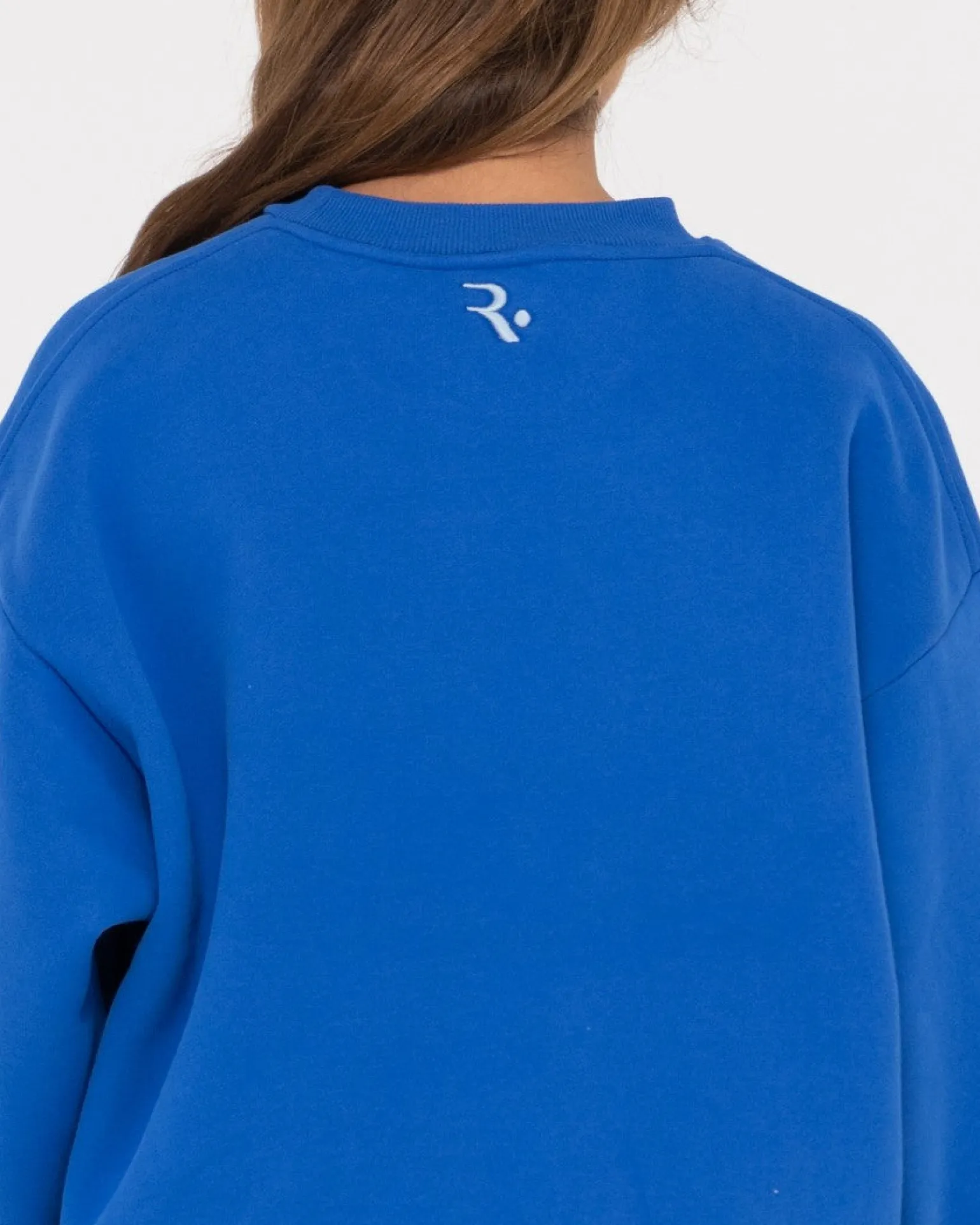 Signature Oversize Crew Fleece | Rusty Discount