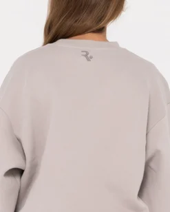 Signature Oversize Crew Fleece | Rusty Shop
