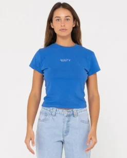 Signature Skimmer Baby Tee | Rusty Online