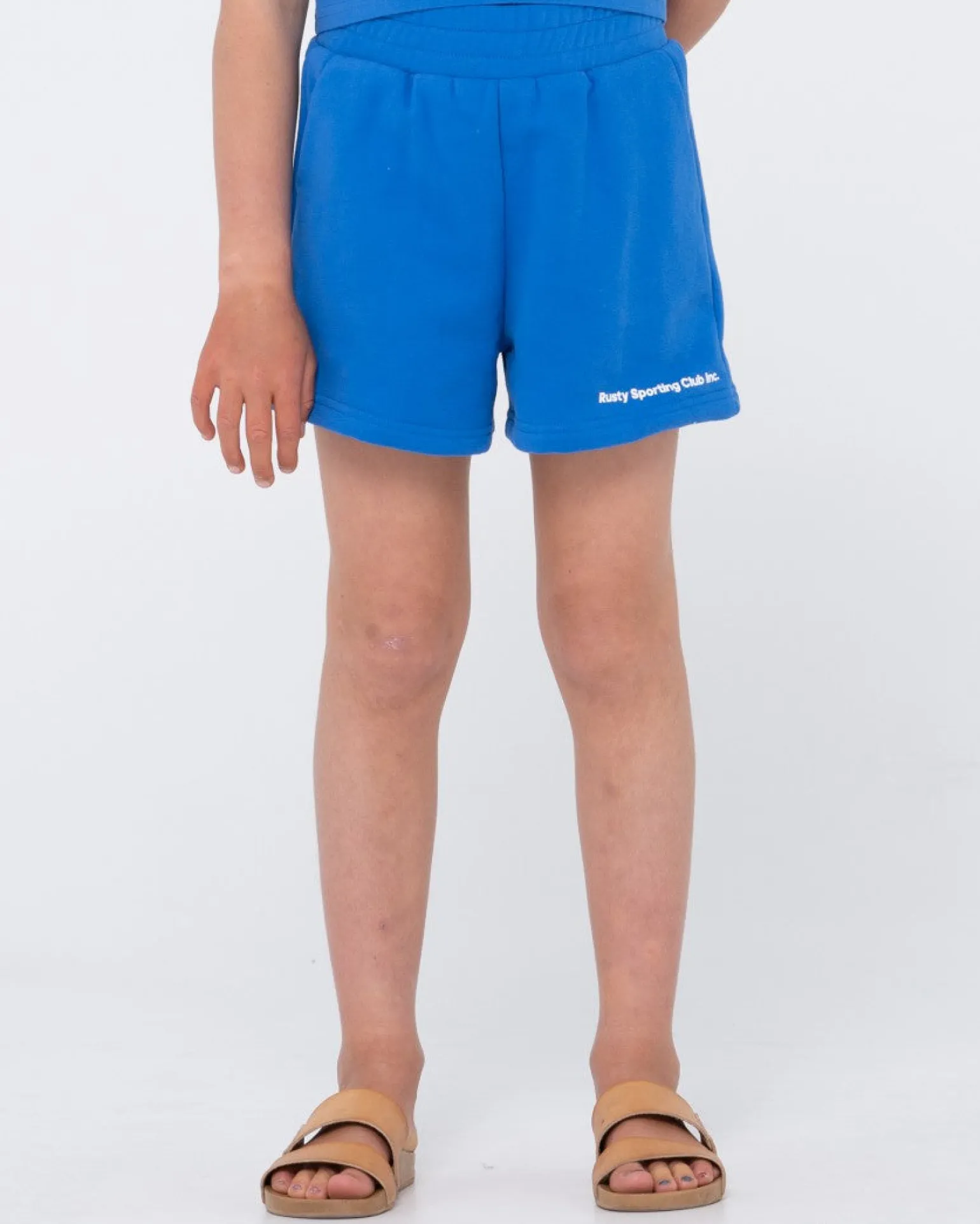 Sporting Club Fleece Short Girls | Rusty Clearance