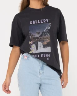 Studio Oversize Graphic Tee | Rusty Sale
