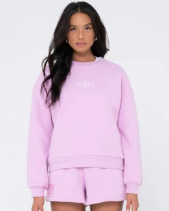 Sunrise Relaxed Crew Fleece | Rusty Best