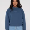 Sunrise Relaxed Crew Fleece | Rusty New
