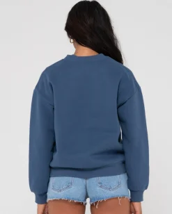 Sunrise Relaxed Crew Fleece | Rusty New