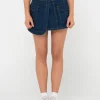 Ryley Low Rise Cargo Denim Mini Skirt | Rusty Store