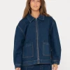 Ryley Oversized Zip Through Denim Jacket | Rusty Outlet
