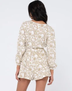 Salvador Long Sleeve Playsuit | Rusty Best Sale