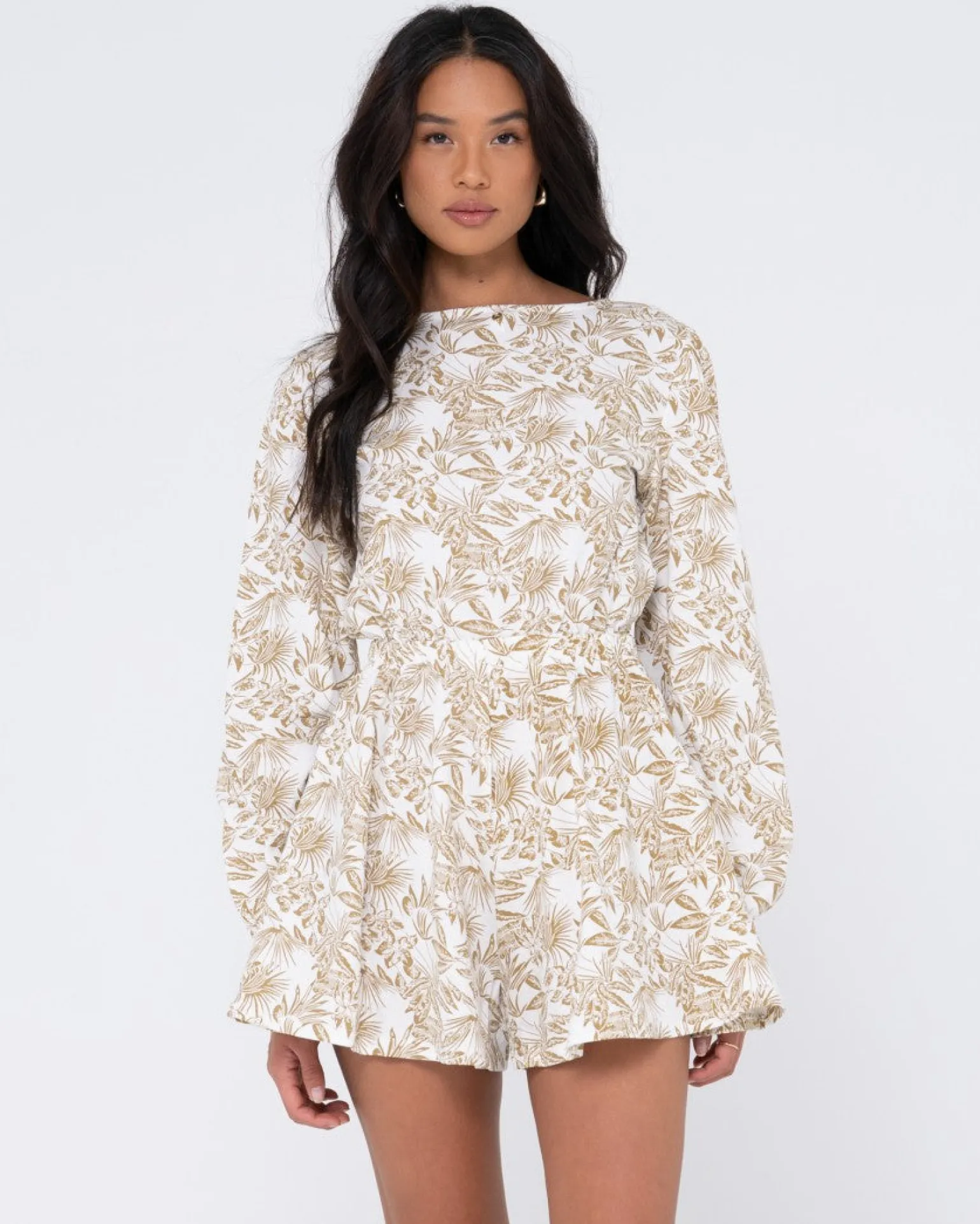 Salvador Long Sleeve Playsuit | Rusty Best Sale