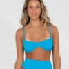 Sandalwood Textured Balconette Bikini Top | Rusty Sale