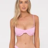 Sandalwood Textured Balconette Bikini Top | Rusty New
