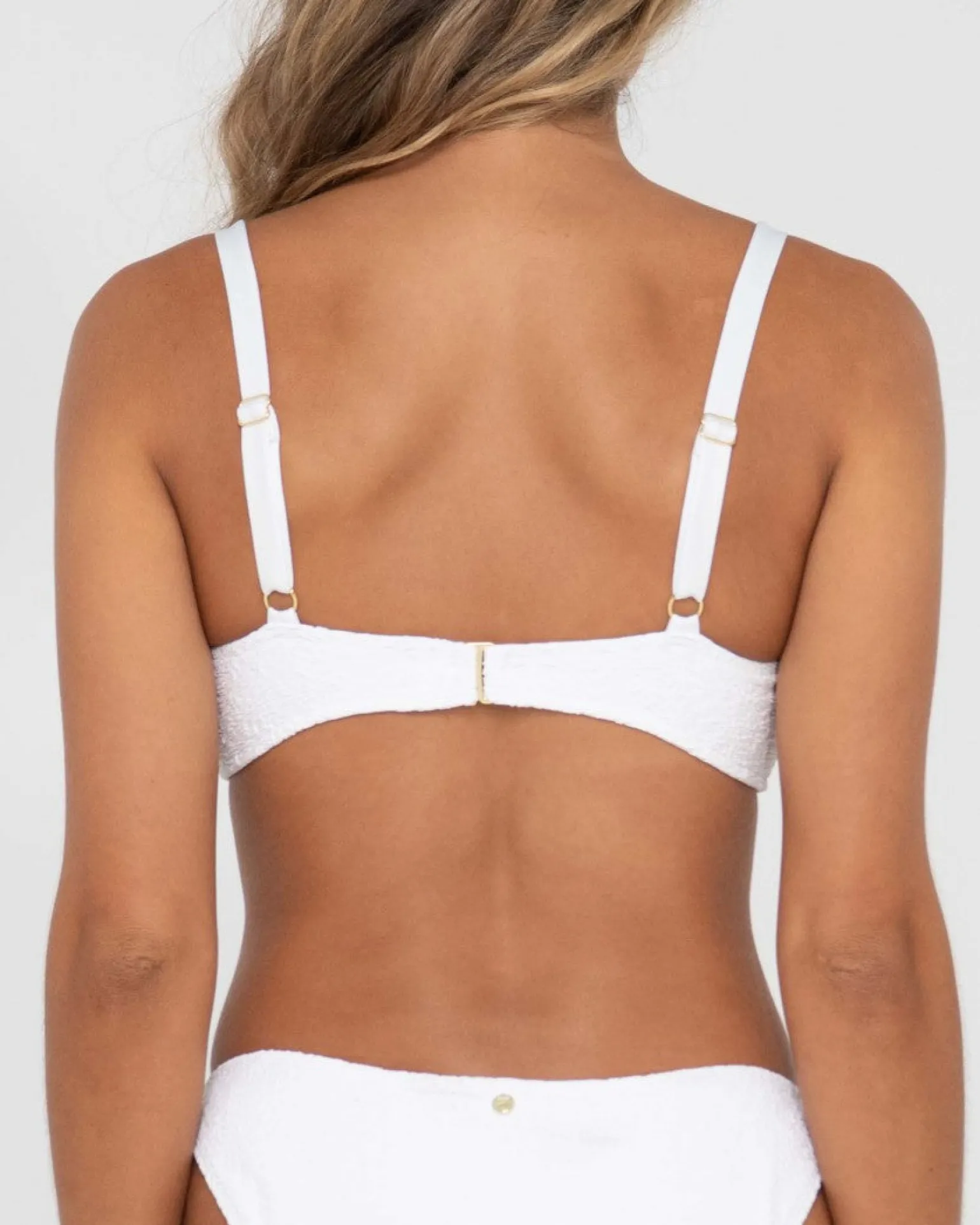 Sandalwood Textured Bralette Bikini Top | Rusty Best