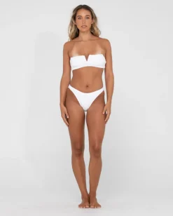 Sandalwood Textured Bralette Bikini Top | Rusty Best