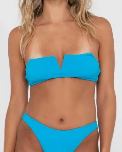Sandalwood Textured Bralette Bikini Top | Rusty Store