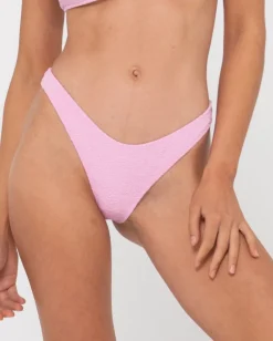 Sandalwood Textured Brazilian Bikini Bottom | Rusty Clearance