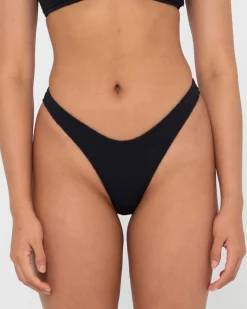 Sandalwood Textured Brazilian Bikini Bottom | Rusty Cheap