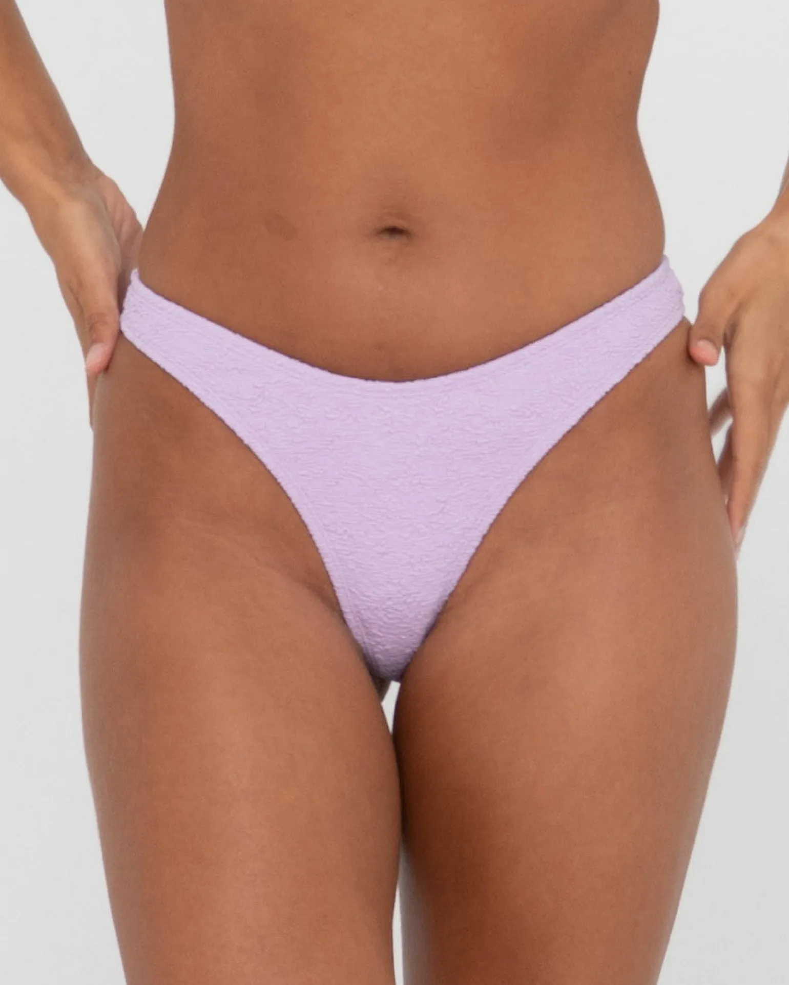Sandalwood Textured Brazilian Bikini Bottom | Rusty Outlet