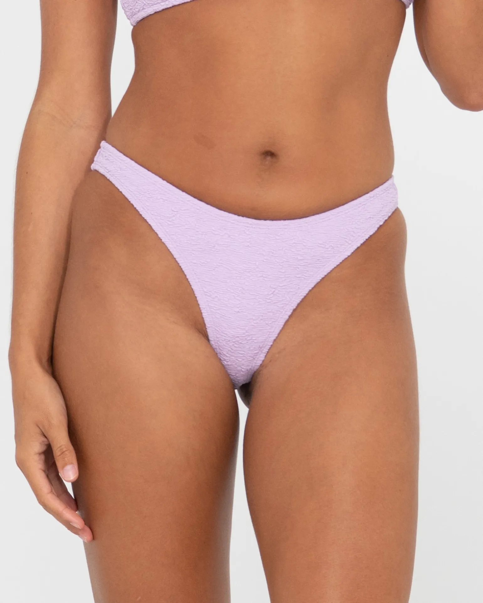 Sandalwood Textured Brazilian Bikini Bottom | Rusty Outlet