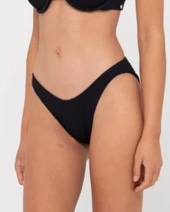 Sandalwood Textured Classic Bikini Pant Bottom | Rusty Cheap