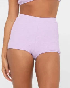 Sandalwood Textured High Waisted Surf Short | Rusty Cheap