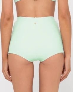 Sandalwood Textured High Waisted Surf Short | Rusty Online