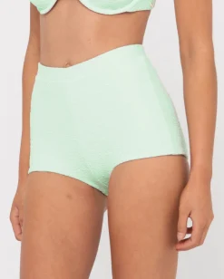 Sandalwood Textured High Waisted Surf Short | Rusty Online