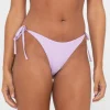 Sandalwood Textured Midi Side Ties Bikini Bottom | Rusty Sale