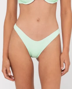 Sandalwood Textured Midi Bikini Bottom | Rusty Sale