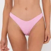 Sandalwood Textured Midi Bikini Bottom | Rusty Cheap