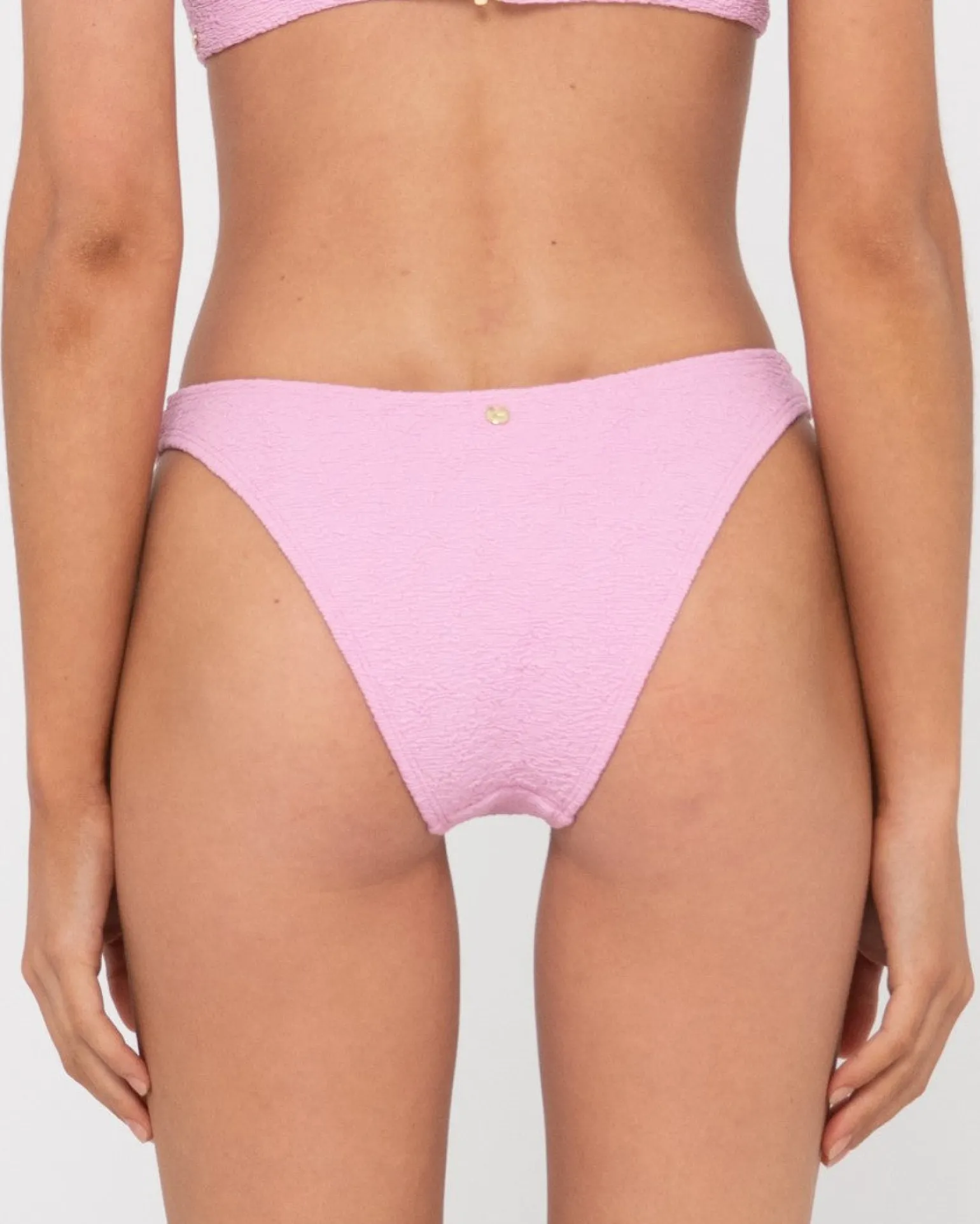 Sandalwood Textured Midi Bikini Bottom | Rusty Cheap