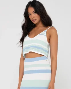 Sandbar Knitted Crop Cami Top | Rusty Store