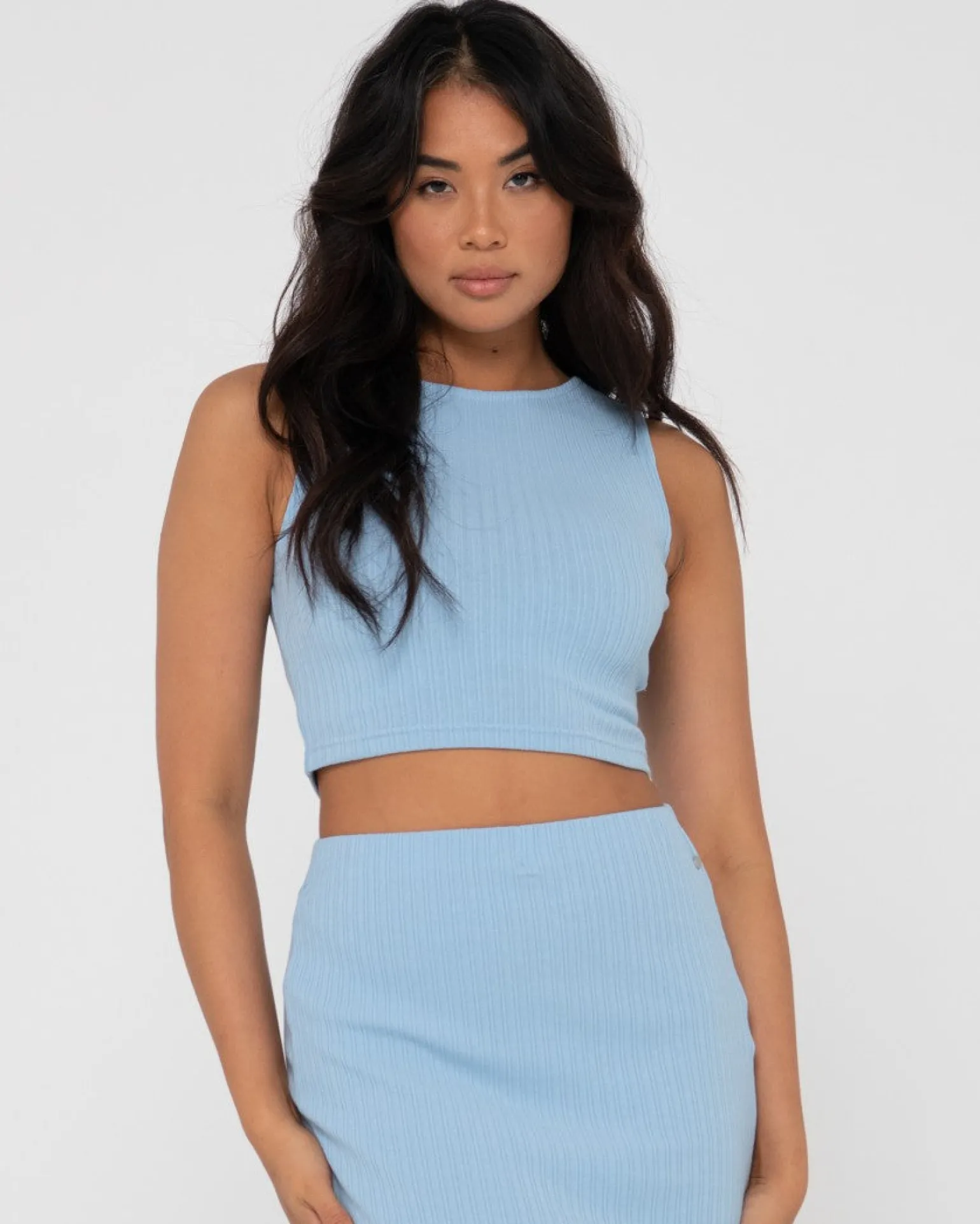 Scarlett Knitted Cropped Tank | Rusty Sale