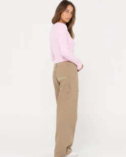 Scarlett Ribbed Long Sleeve Top | Rusty Cheap