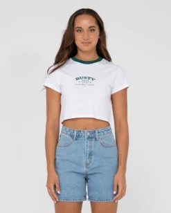 Second Chance Short Sleeve Graphic Baby Tee | Rusty Outlet