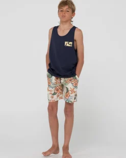 Selling The Dream Printed Boardshort Boys | Rusty Flash Sale