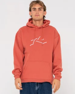 Shadow R Relaxed Super Fleece Hoodie | Rusty Outlet