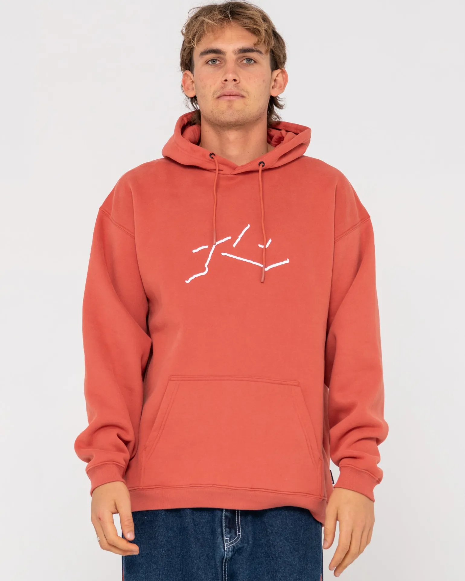 Shadow R Relaxed Super Fleece Hoodie | Rusty Outlet