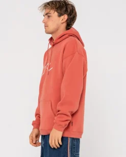 Shadow R Relaxed Super Fleece Hoodie | Rusty Outlet