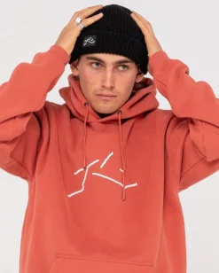 Shadow R Relaxed Super Fleece Hoodie | Rusty Outlet