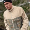 Shag Paneled Full Zip Fleece | Rusty Store