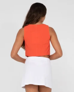 Sicily Button Down Vest Top | Rusty Cheap