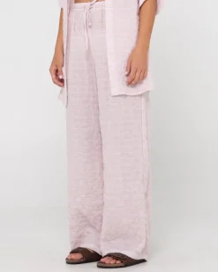 Siena High Waisted Relaxed Fit Beach Pant | Rusty New
