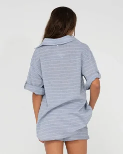 Siena Striped Oversized Shirt | Rusty Shop