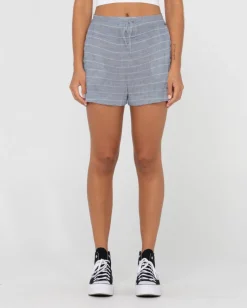 Siena Striped Relaxed Fit Short | Rusty Clearance