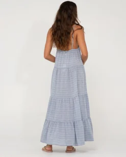 Siena Striped Tiered Maxi Dress | Rusty Online